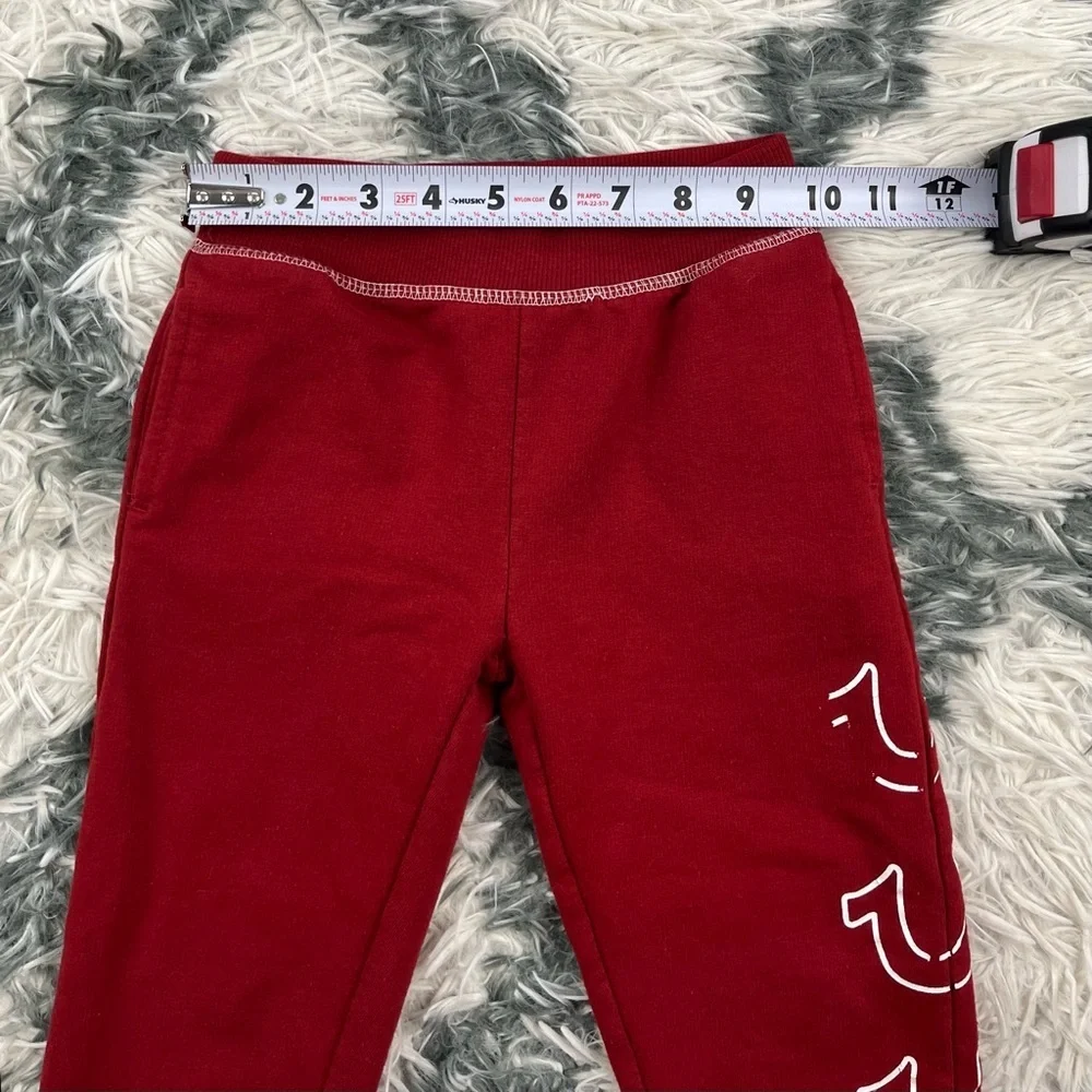 True Religion Kids Boys Burgundy Sweatpants Size 3T